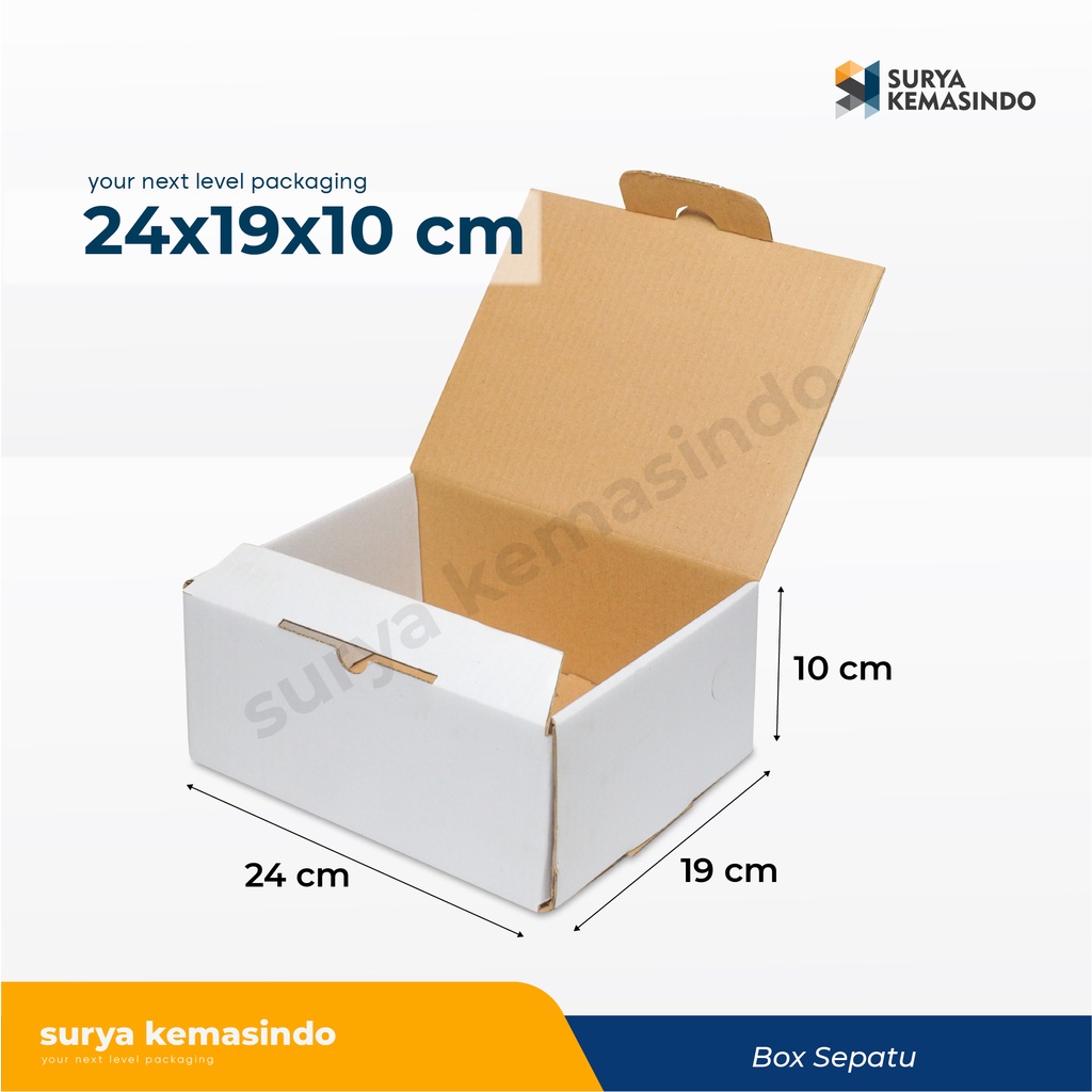 

Box 24x19x10 cm (Box Sepatu Elloso) Kardus/Kardussepatu/sepatu/Karton/kartonsepatu/hampers/tinggi10