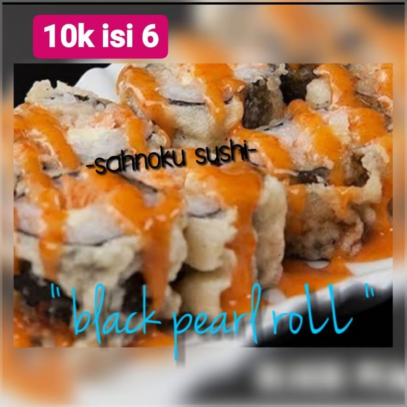 

sushi black pearl roll