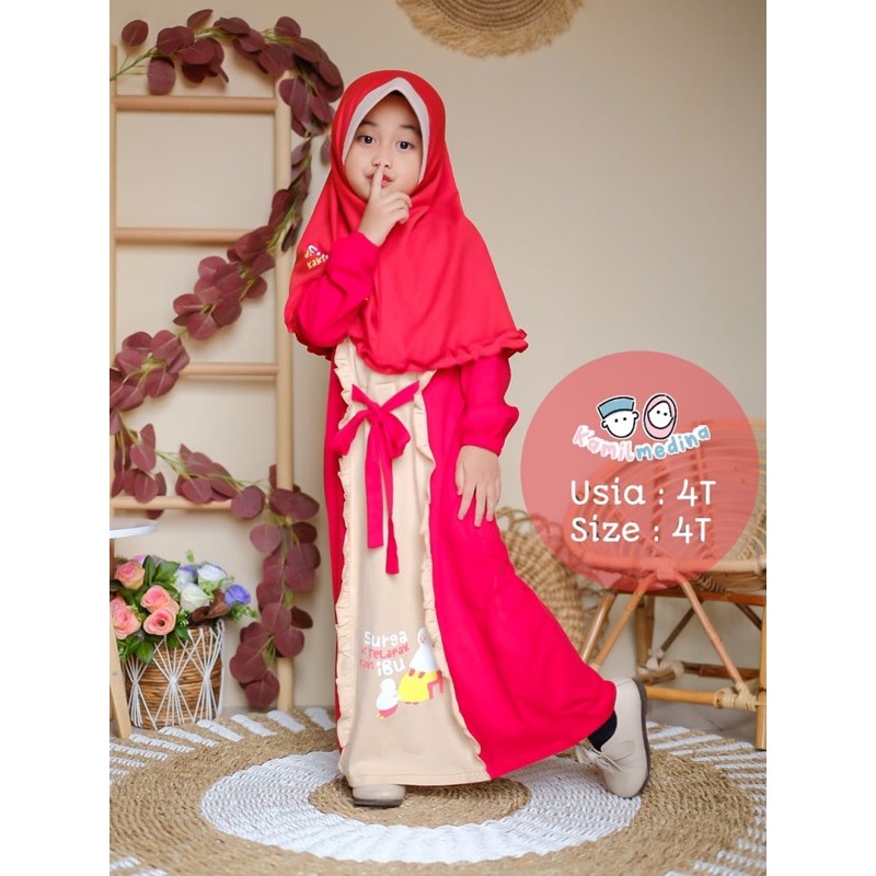 Gamis Anak Hagia Series Kamil Medina Upright