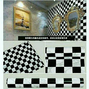 Baru  WALLPAPER DINDING MOTIF PAPAN CATUR Limited