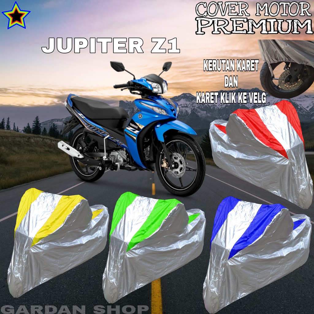 Sarung Motor JUPITER Z1 Silver KOMBINASI Body Cover Jupiter Z1 PREMIUM