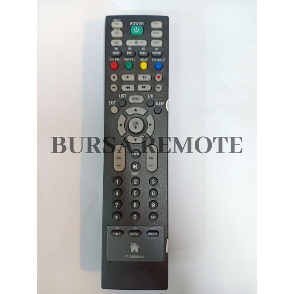 Remot / Remote TV LG LCD LED Plasma Slim Flat type 6710900010J / ecer dan grosir