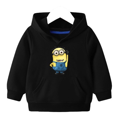 Sweater Anak Minion Hoodie Anak Fleece Usia 2 - 6 tahun