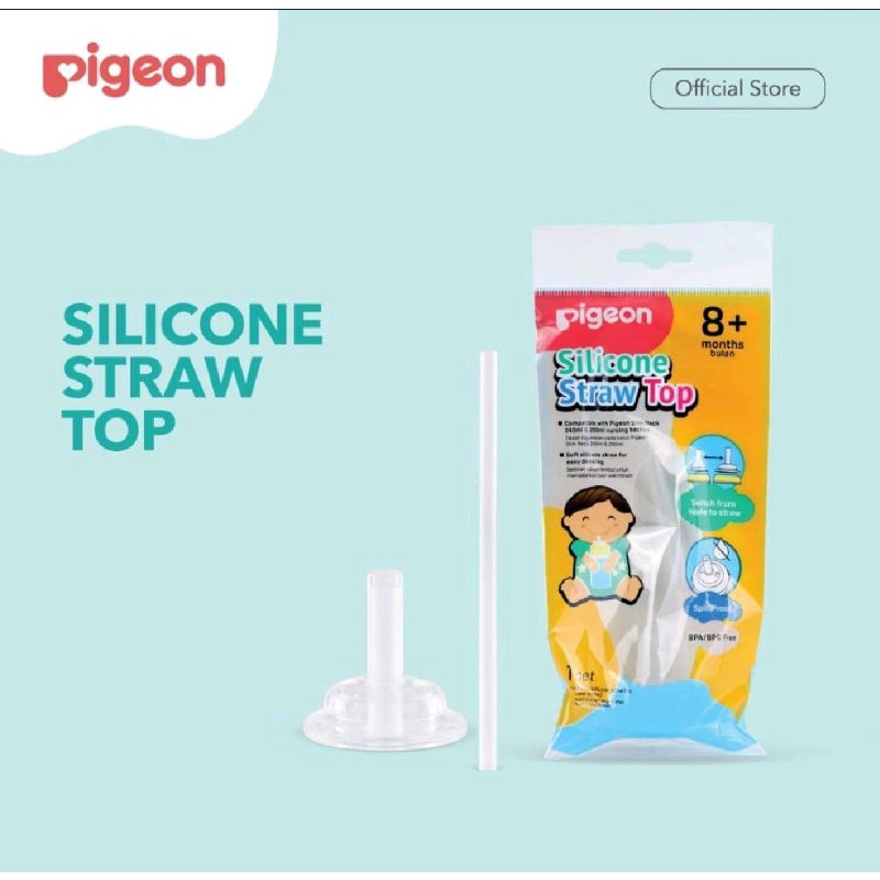 Pigeon Silicone Straw Top / Sedotan Silikon Straw Top Pigeon