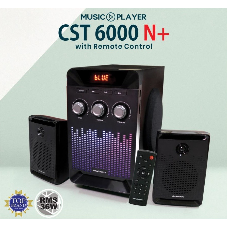 Simbadda Speaker CST 6000N+ WITH REMOTE CONTROL & LED DISPLAY