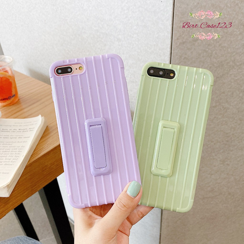 Trunk case softcase koper standing iphone 6g 6g+ 7g 7g+ 8G+ x xrxs max iphone11 5,8 6,1 6,5 BC1739