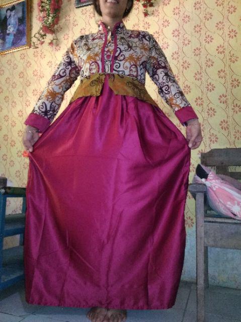 Sarimbit Gamis Couple Longdress Pesta Couple 064 Maura Couple - Sania Ruffle Batik Couple Ori Ndoro