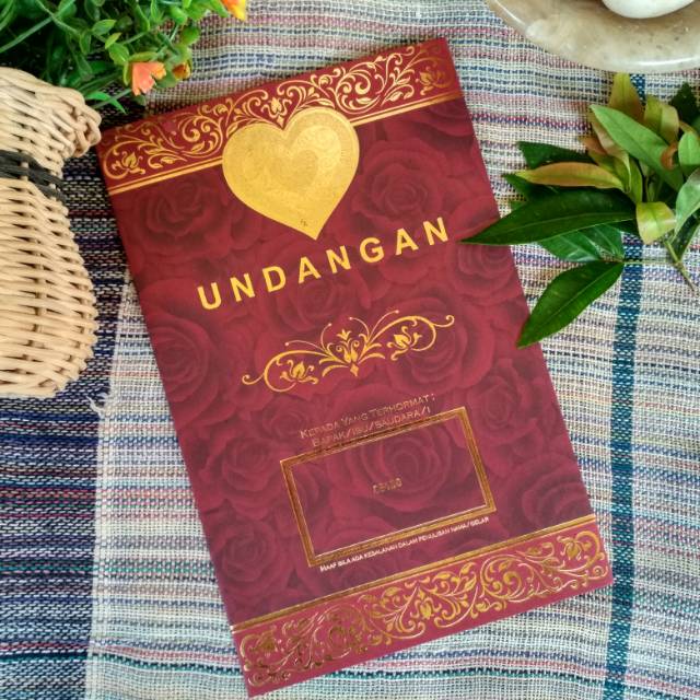 Cetak undangan pernikahan murah ERBA 88180