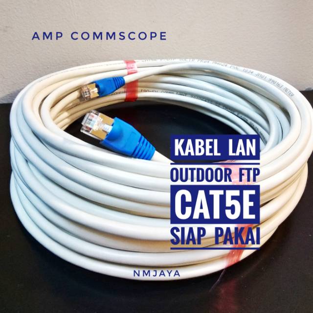 Kabel LAN FTP CAT5E F/UTP AMP COMMSCOPE Original Siap Pakai