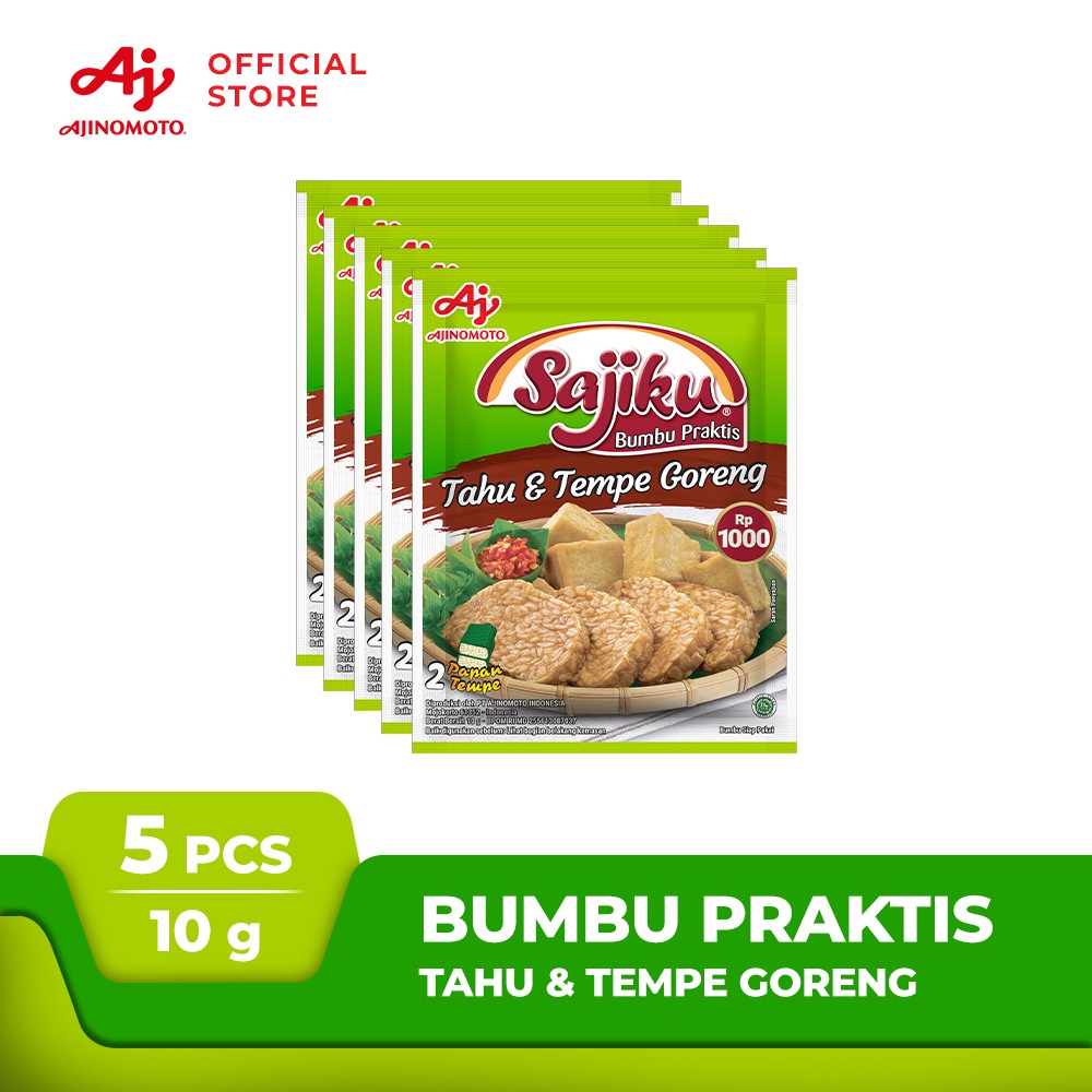 

Sajiku® Bumbu Praktis Tahu Tempe Goreng 10g (5 pcs)
