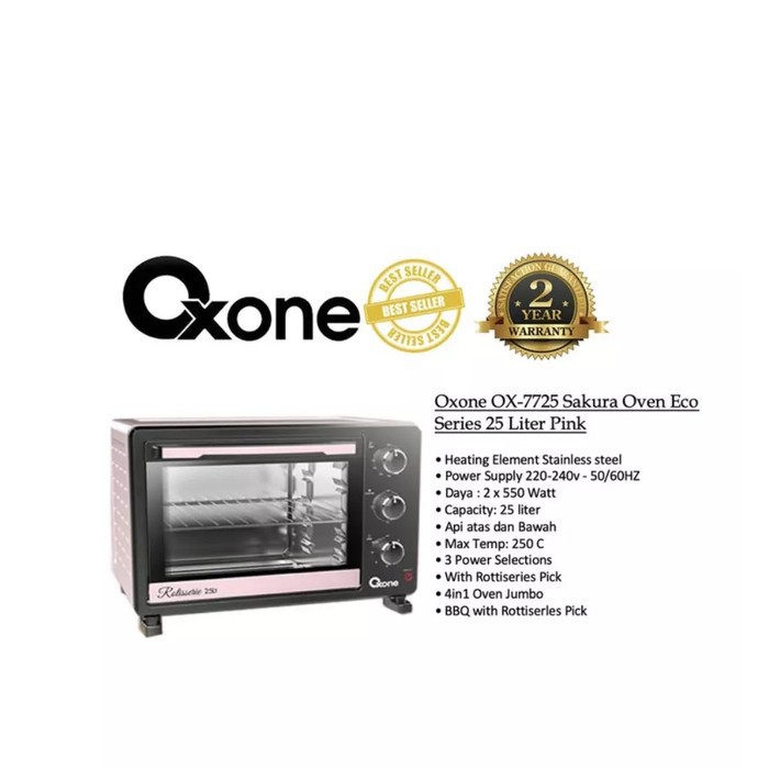 OXONE OX7725 Oven Eco Series Sakura Pink