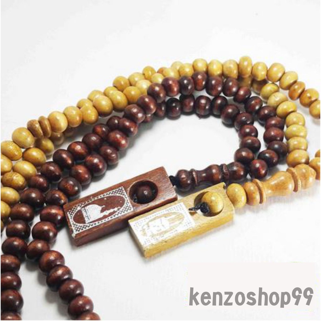 TASBIH KAYU 99 BUTIR OLEH OLEH SOUVENIR HAJI UMROH