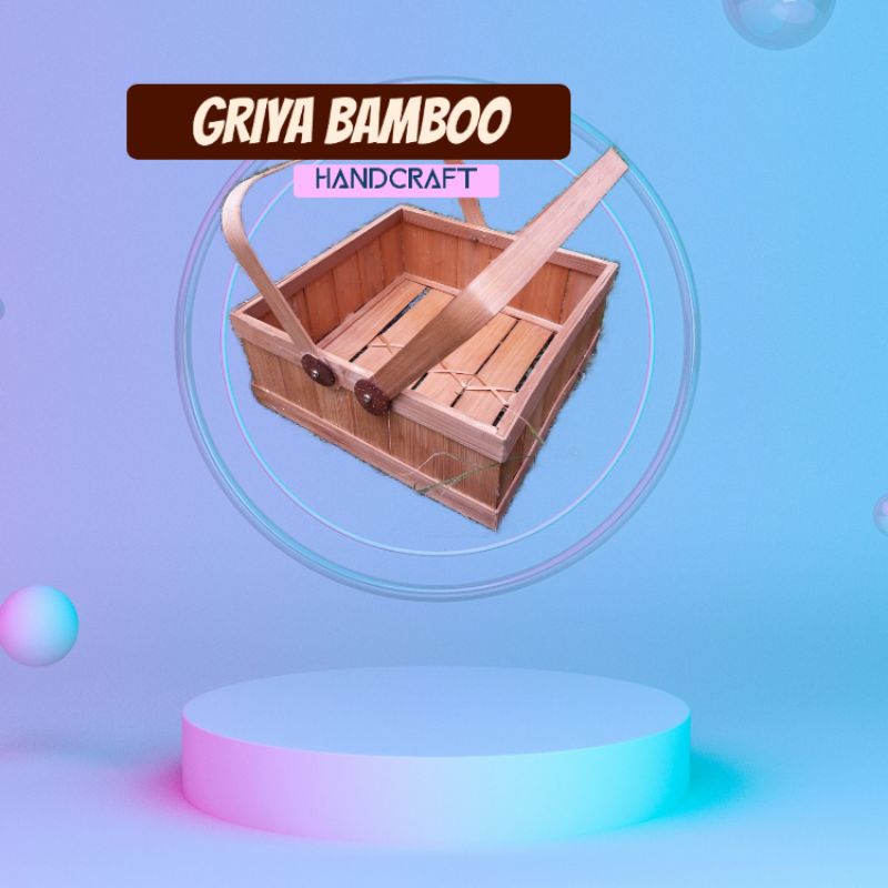 BOX BAMBU (TANPA TUTUP) / BOX KOTAK BAMBU /BOX HAMPERS BAMBU /BOX UNIK