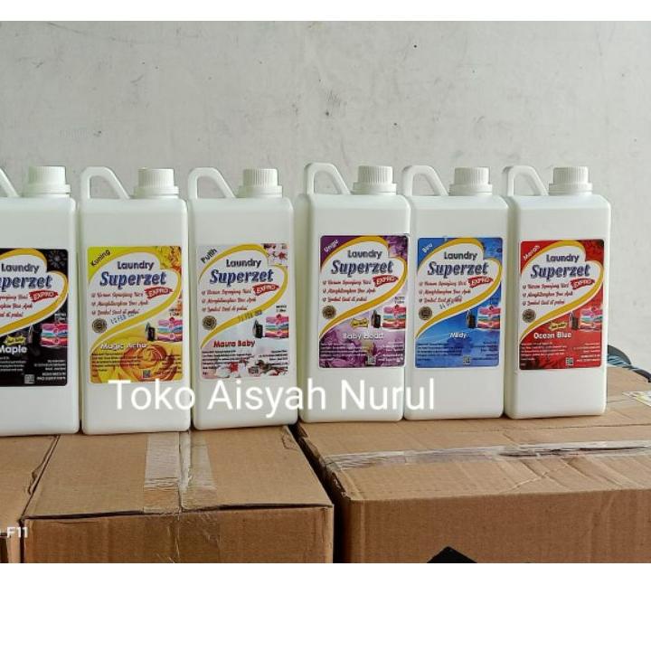 Lagi.Promo SUPERZET  SUPER ZET parfum londry pelicin dan pewangi laundry super zet 5BKS
