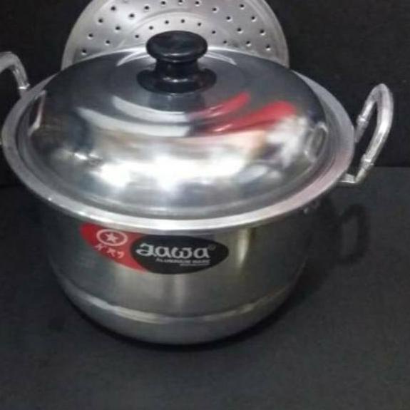 Langseng Jawa No 20 / Langseng Kecil / SG 20 / Aluminium / Dandang / Panci Kukus / kukusani NWSJN484