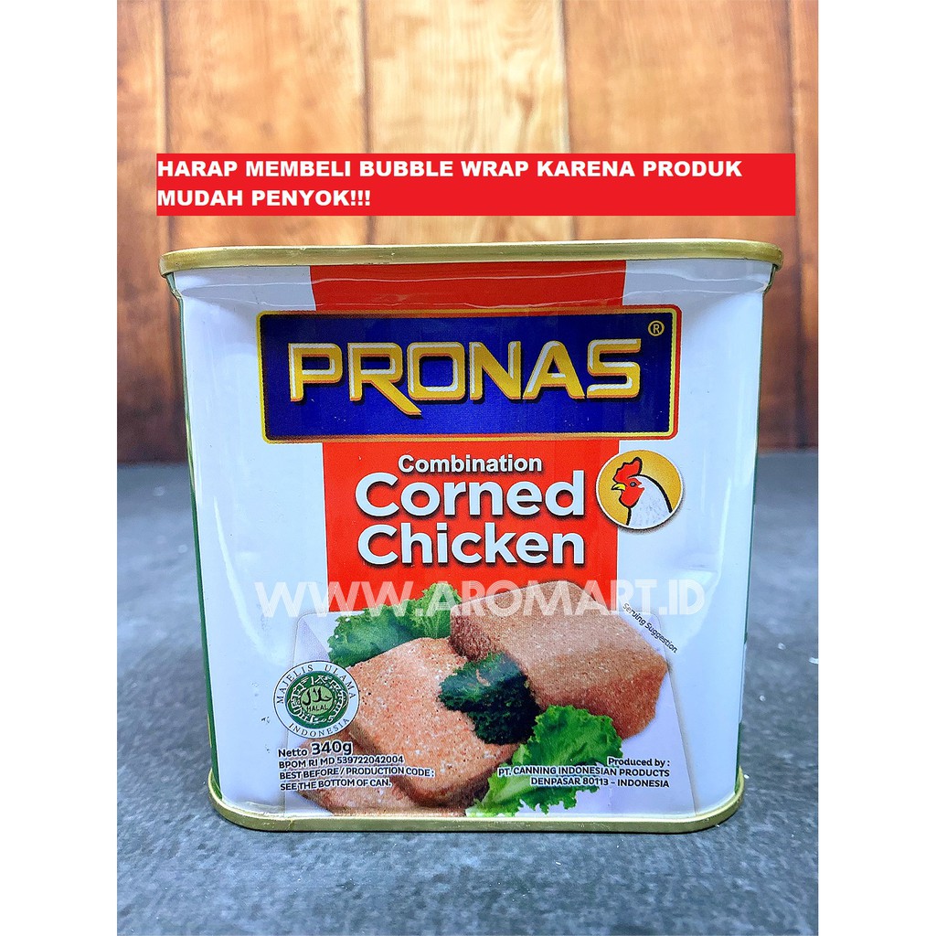 

Pronas Daging Kornet Ayam Kombinasi - 340g