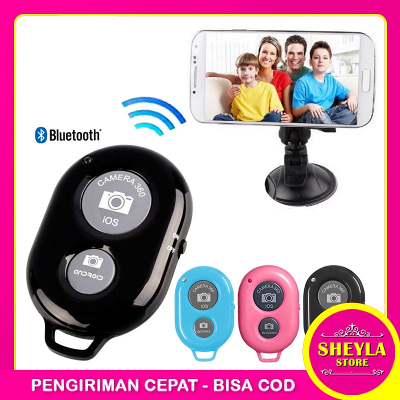 Remote Bluetooth Shutter / Remote Buetooth Kamera HP Selfie / Remote Shutter Camera For Android Ios / TV-28