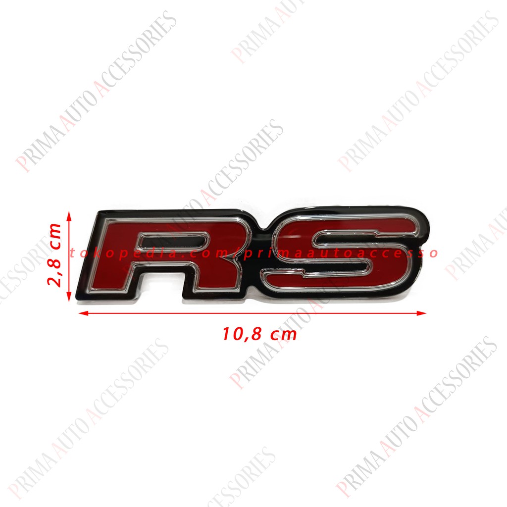 Emblem Mobil RS Original 75731 TFO 003