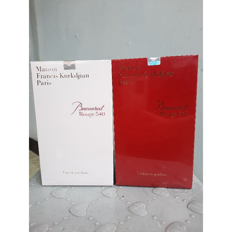 Parfum Import Baccarat Rouge 540 Merah dan Putih