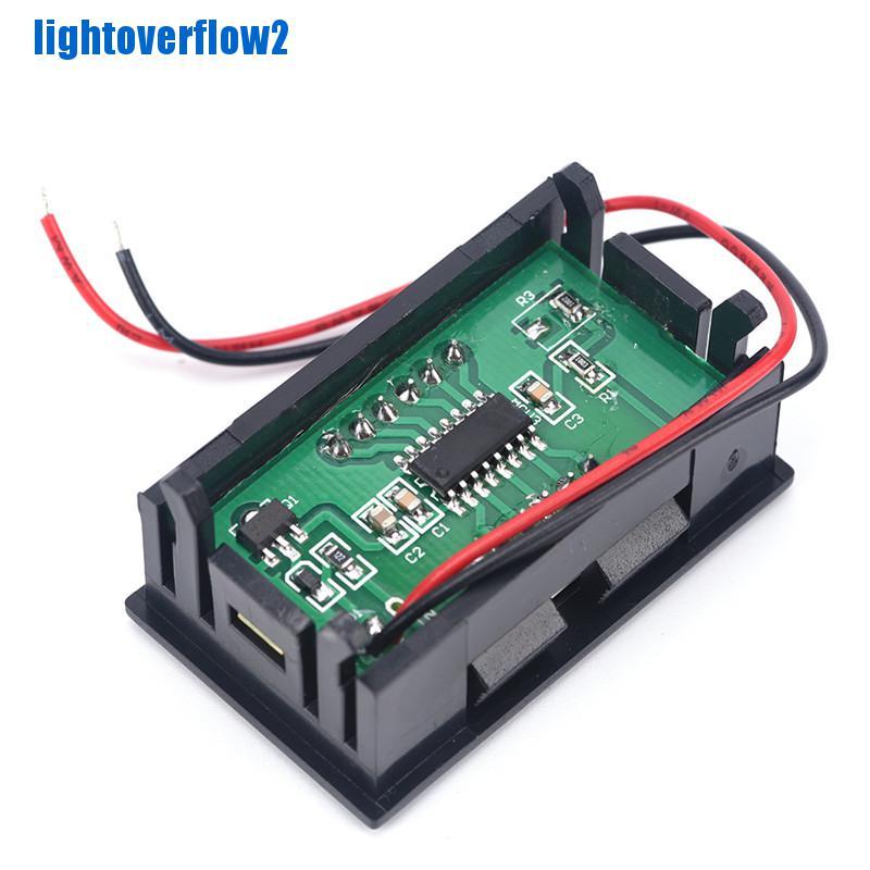 Voltmeter Tester Tegangan Baterai Digital Mini Dc 0-30v Untuk Mobil