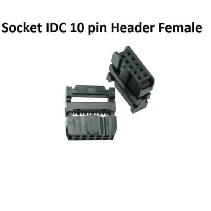 KONEKTOR KABEL PITA SOCKET IDC SOKET HEADER FEMALE 10P 10 PIN 2X5