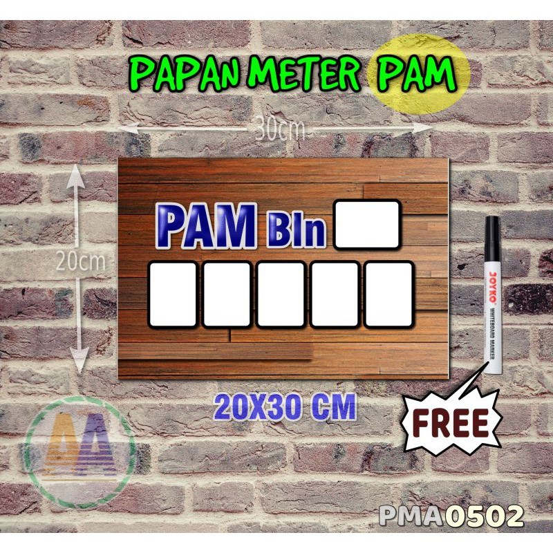 

Papan Meter Listrik PLN PAM motif Unik - Wooden 02 - Toko2A