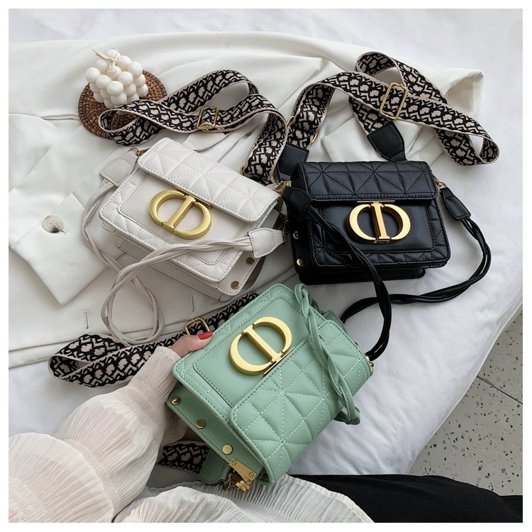 C1023 Tas Selempang Wanita Import Tali Kepang