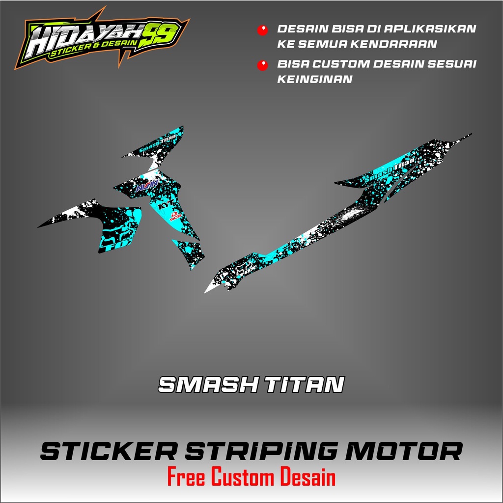 TERMURAAHHH STIKER STRIPING SMASH TITAN