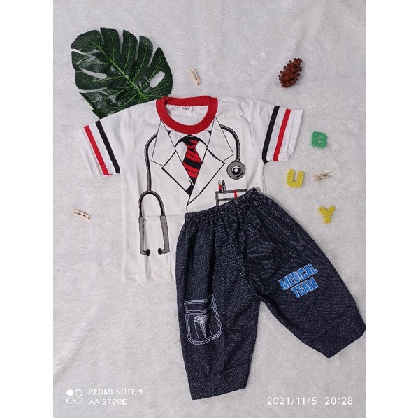 setelan anak profesi/setelan murah/grosir setelan anak