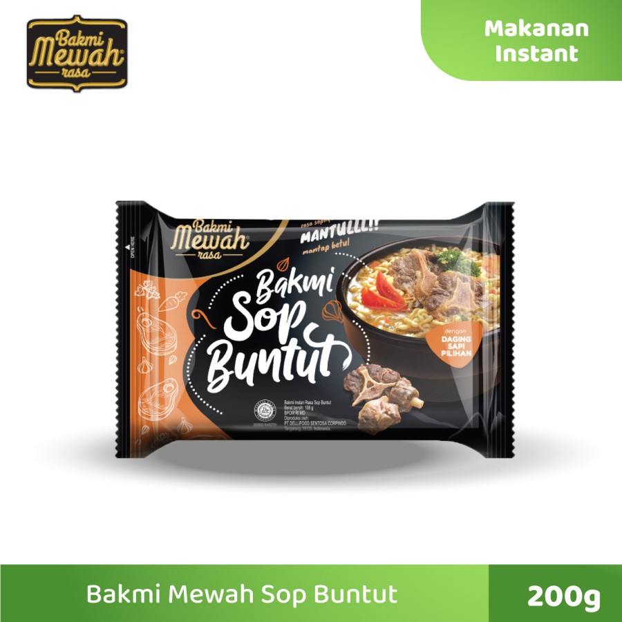 

BAKMI MEWAH SOP BUNTUT /ayam jamur 150g