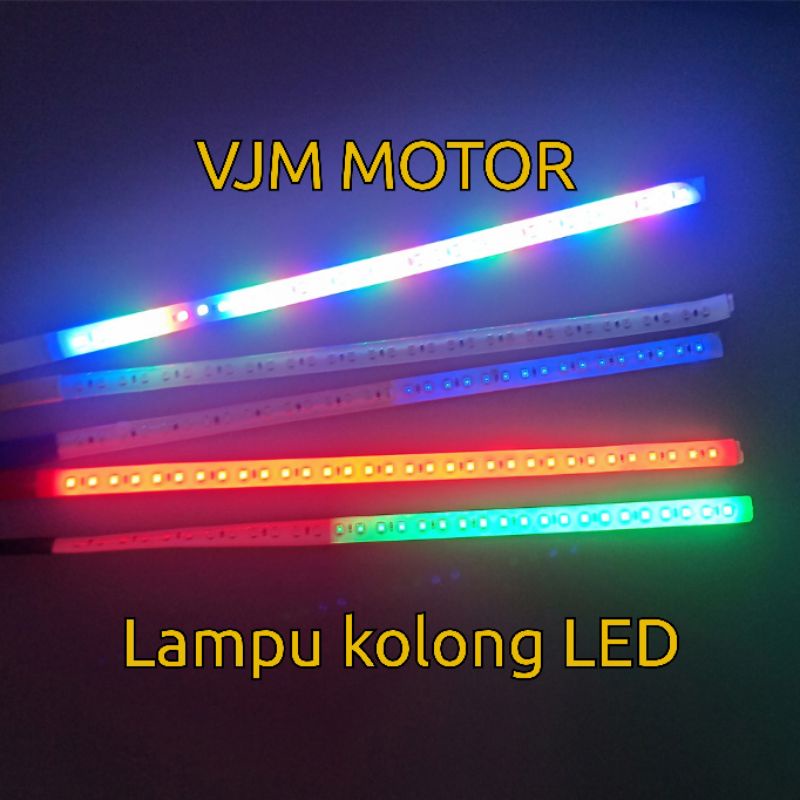 Lampu alis Led Lampu kolong Warna warni 30 cm Flexible Universal motor