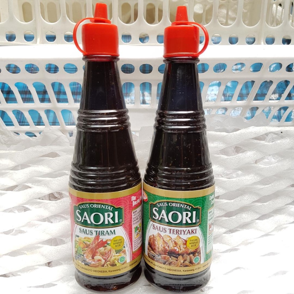 

AJINOMOTO Saus Teriyaki Saori & Saus Tiram Saori Botol 270ml