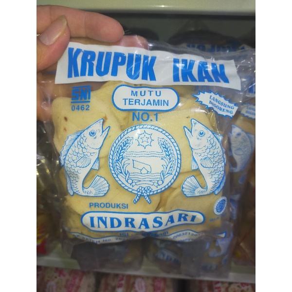 

Kerupuk Ikan Indrasari Ukuran Besar Kemasan 250 Gram