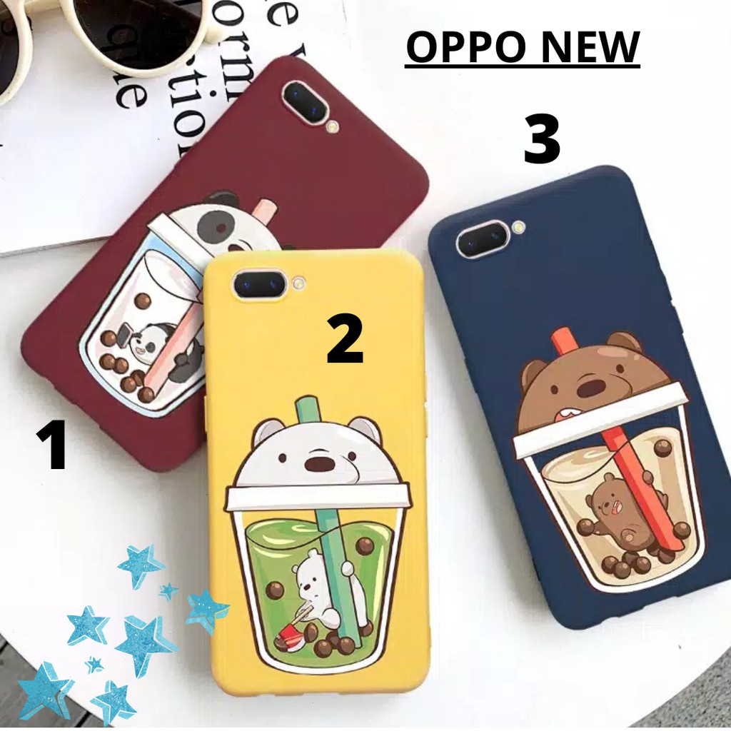 SOFTCASE WE BARE BEARS OPPO A33 A37 A39 A57 A71 A83 A5 A9 A31 2020 A3S