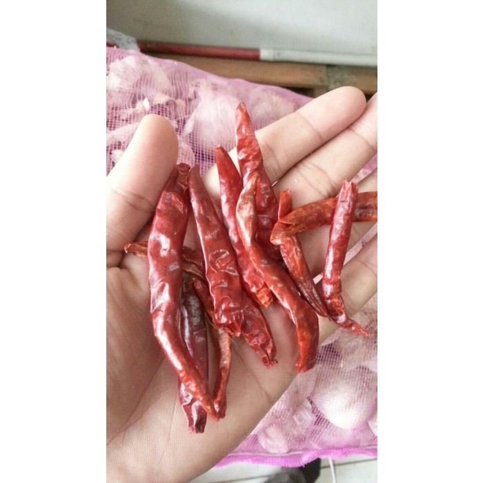 

Marhies - Cabe Kering Super Pedas Teja Tanpa Tangkai