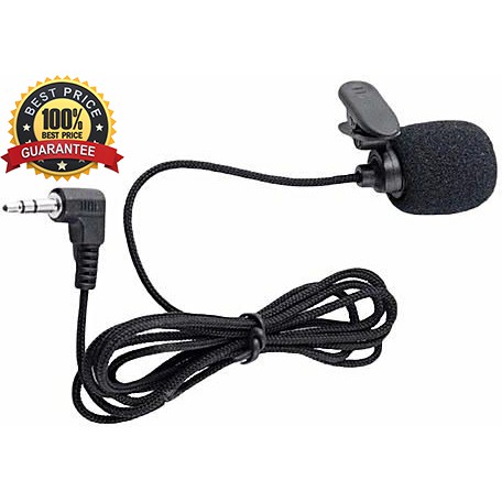 Microphone SONY clip on + Audio Splitter for Youtuber, Vlogger - Murah Berkualitas