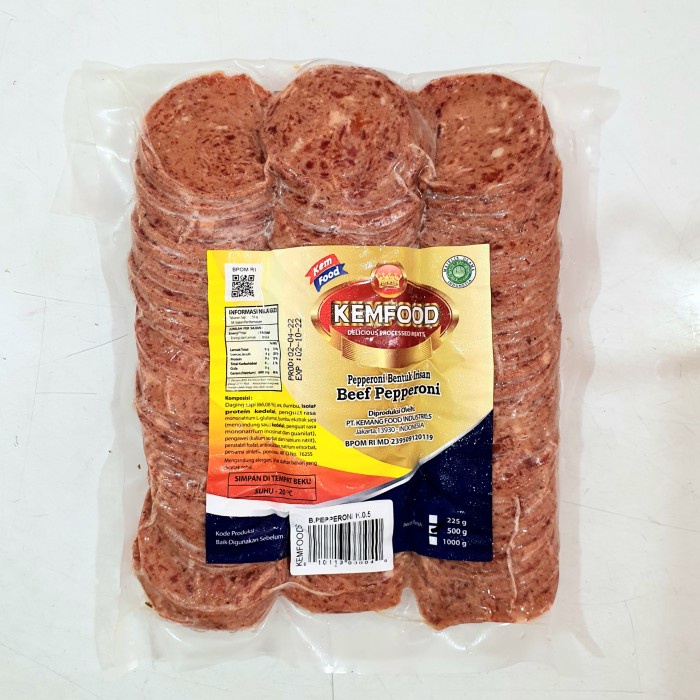 Jual Kemfood Beef Pepperoni 500 gr Shopee Indonesia