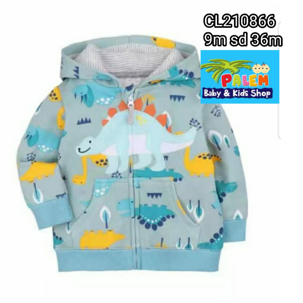 Catell Love Baby Jacket / Jaket Bayi Boy motif terbaru usia 9Bulan-3Tahun