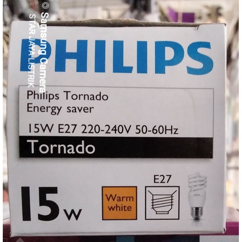 Philips Tornado 12 Watt &amp; 15 Watt Buah Naga/Dragon Fruit WARNA KUNING