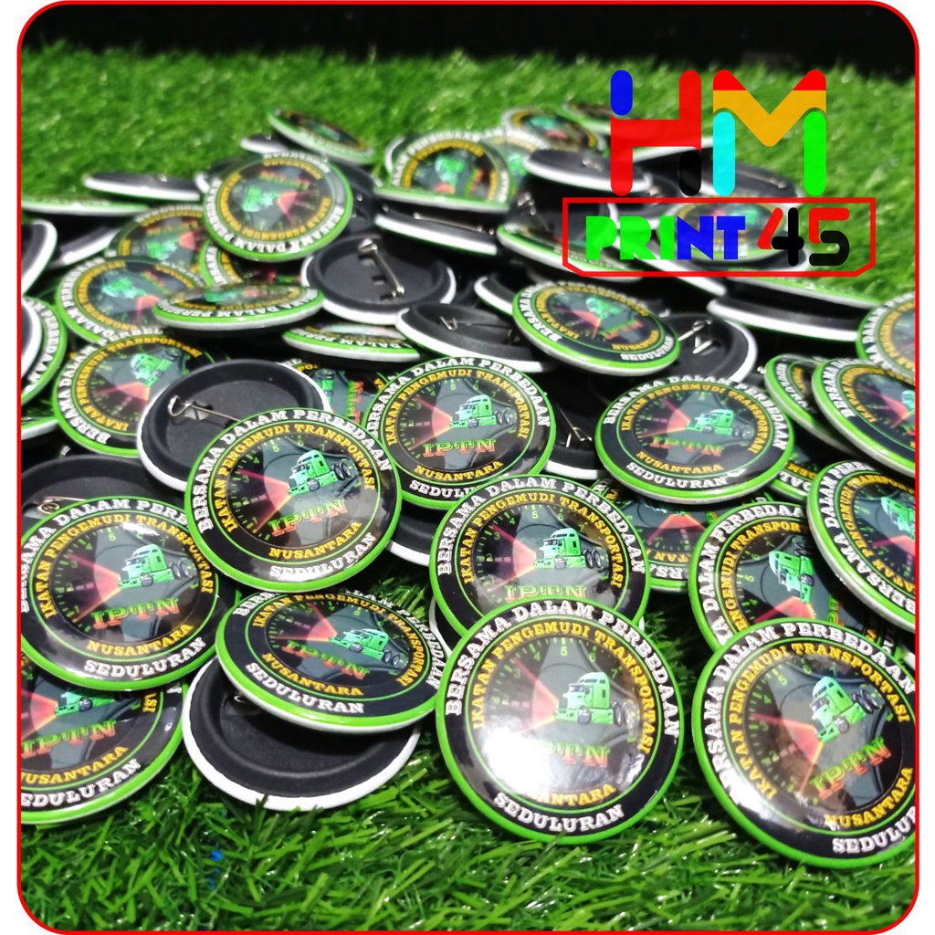 (TERLARIS) CETAK PIN PENITI Bross CUSTOM 44mm TERMURAH PIN bros Souvenir