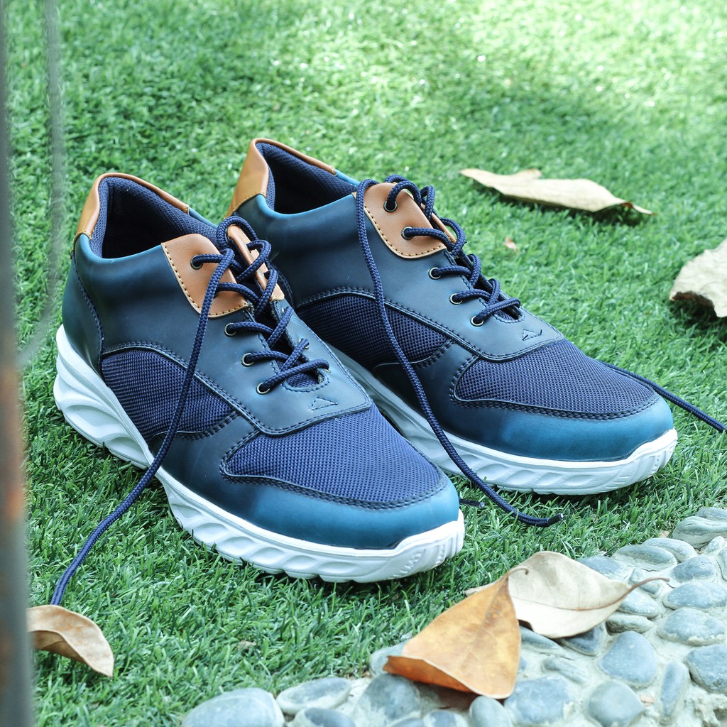 NOCTURN NAVY |FORIND x Lvnatica| Sepatu Sneakers Tali Santai Kasual Pria/Cowok/Men Sneaker Footwear