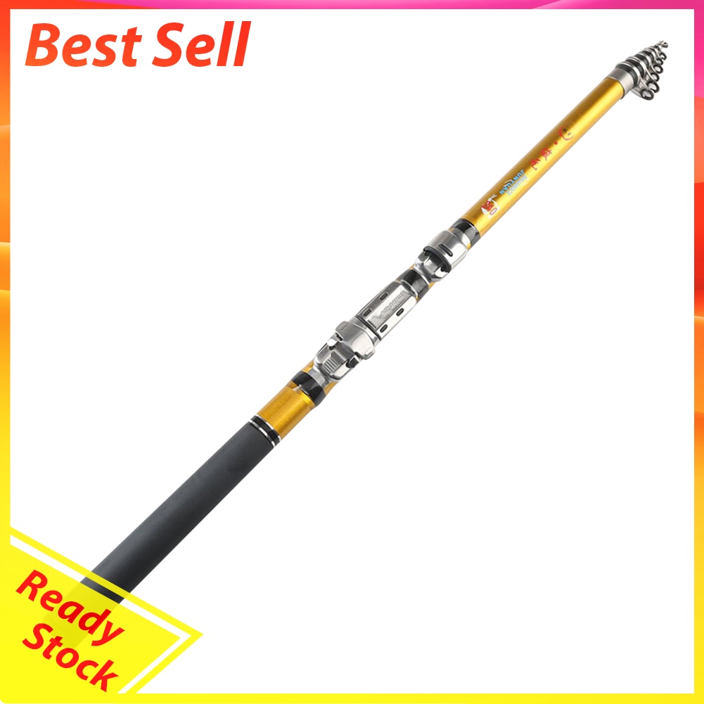 Telescopic Mini Fishing Rod Carbon Outdoor Raft Pole Fishing Tackles Tools