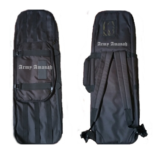 GUN BAG PANJANG 80 CM/ TAS AIRSOFT/ TAS SENJATA PANJANG 80 CM / TAS SENAPAN LARAS PANJANG ISI 2 UNIT
