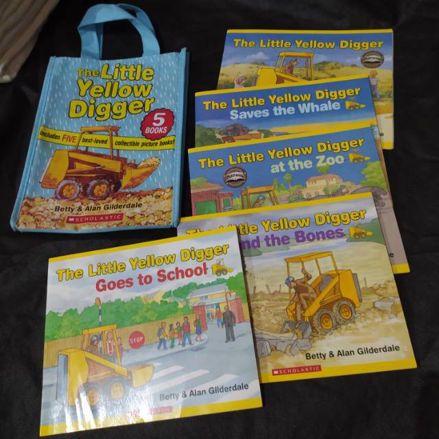 Buku Langka THE LITTLE YELLOW DIGGER (Betty & Alan Gilderdale)