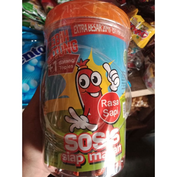 

Sosis Sapi 1 Toples isi 24 + 1 Pcs