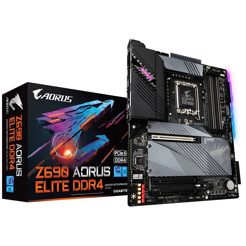 Gigabyte Z690 AORUS ELITE DDR4 | Motherboard Intel Z690 LGA 1700 ATX