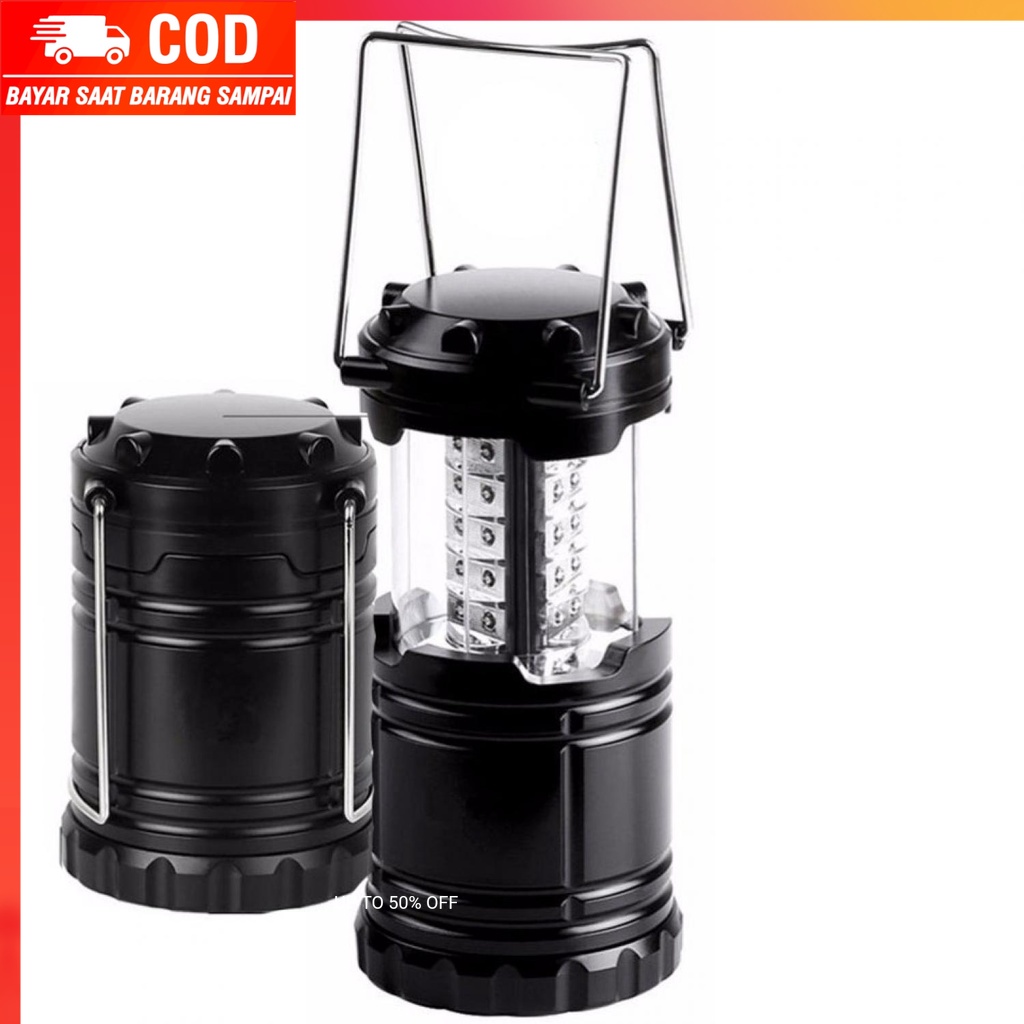 (100% BARANG ORI) Lampu Lentera Camping Lantern 30 LED Water Resistant - GY18