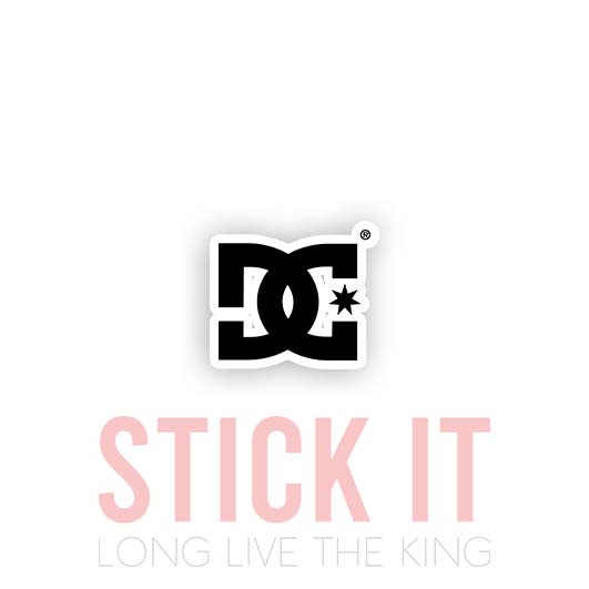 

Stiker dc shoes sablon setrika DTF kaos baju sticker fashion 37