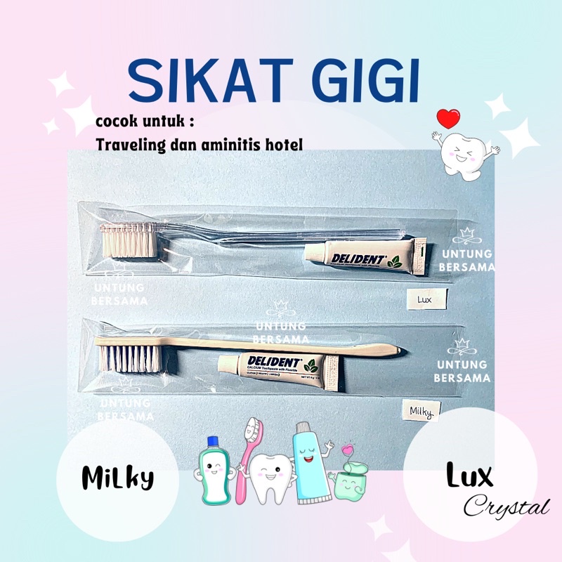 ♥️ UB ♥️ SIKAT GIGI HOTEL THAKAMI + ODOL 6gram