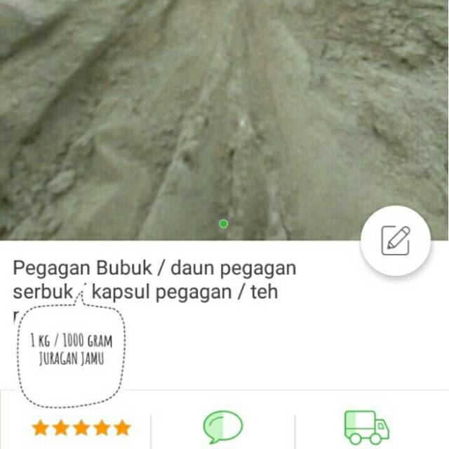 Pegagan bubuk / daun pegagan serbuk / teh pegagan